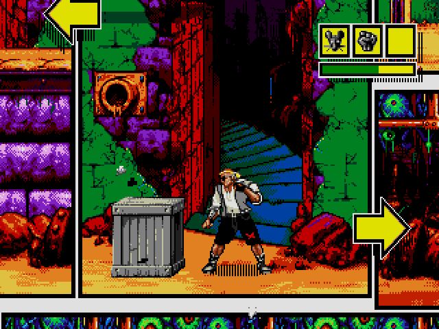 Comix Zone screenshot - Episode 1: Night of the Mutants  Page 2